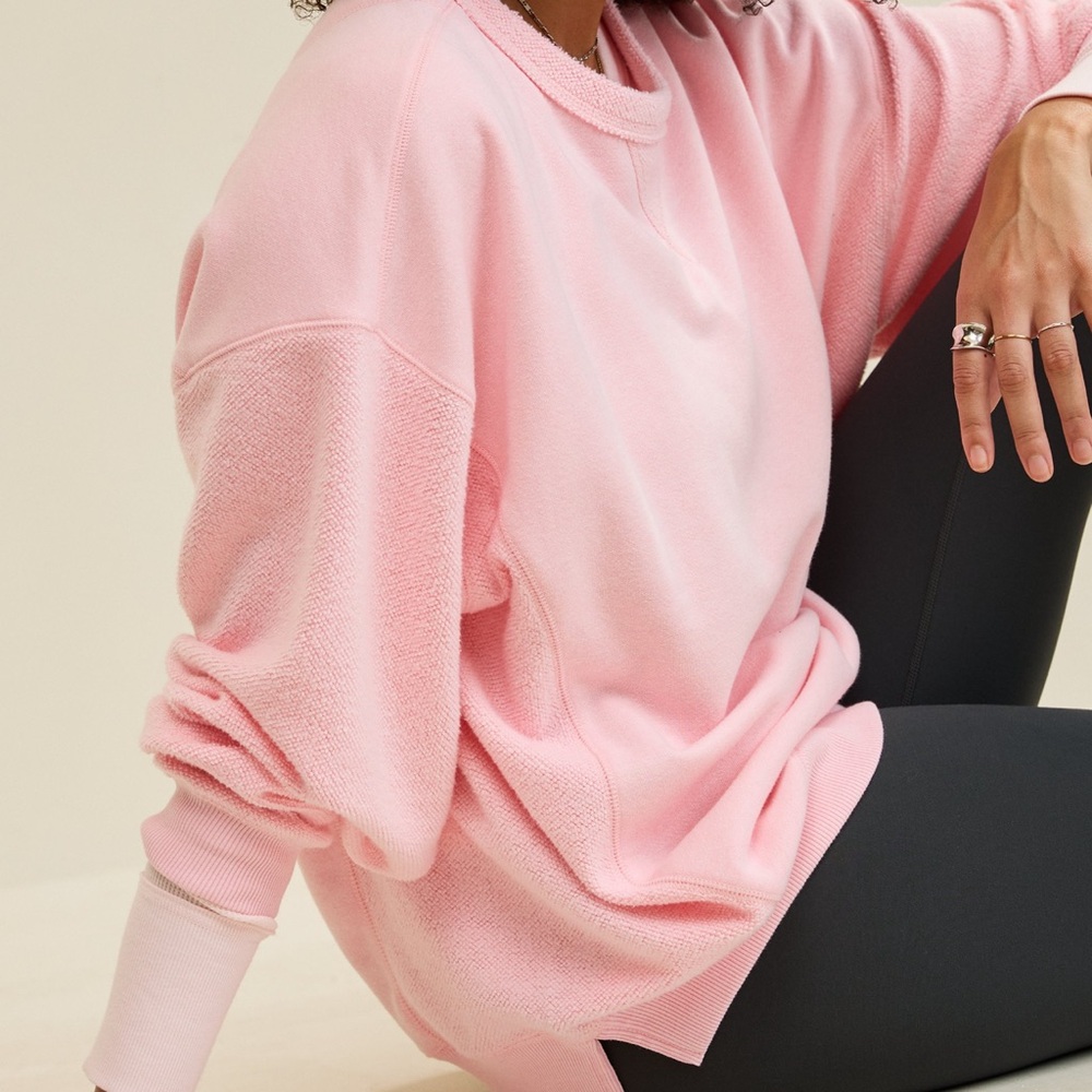 Aerie Pink Chenille Sweatshirt